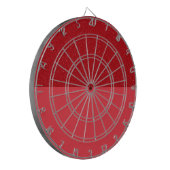 Tomaat Rood Contrast Dartbord Ontwerp – Aanpassen (Voorkant Links)