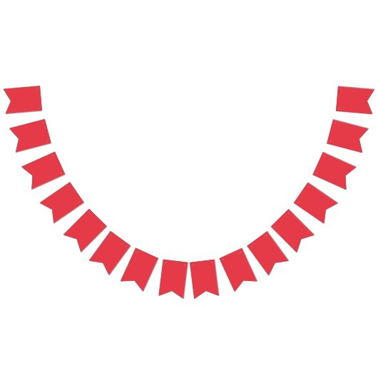 Tomaat Rood Custom Bunting Banner (Alle)