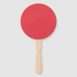 Tomaat Rood Custom Ronde Hand Fan Set Handwaaier