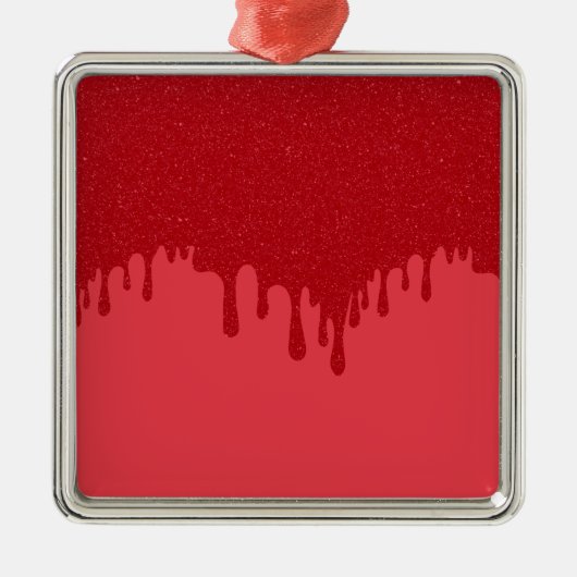 Tomaat Rood Drip Aangepaste Ornament – BedrijfsKla (Voorkant)