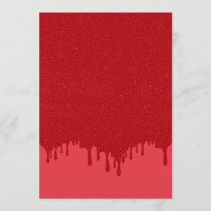 Tomaat Rood Drip Textuur Plat Menukaart – Aanpasse
