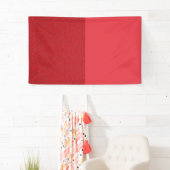 Tomaat Rood Duo Textuur Aangepaste Banner (Insitu)
