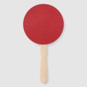 Tomaat Rood Duo Textuur Custom Hand Fan Set Handwaaier (Voorkant)
