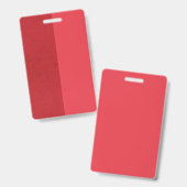 Tomaat Rood Gespleten Structuur Badge Label – Aanp (Voor- en achterkant)