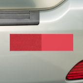 Tomaat Rood Gespleten Textuur Aangepaste Bumpersti Bumpersticker (Op auto)