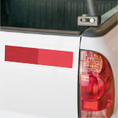 Tomaat Rood Gespleten Textuur Aangepaste Bumpersti Bumpersticker (Op Truck)
