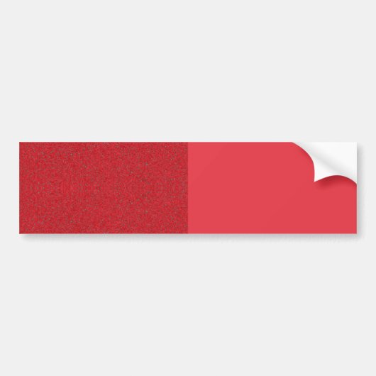 Tomaat Rood Gespleten Textuur Aangepaste Bumpersti Bumpersticker (Voorkant)