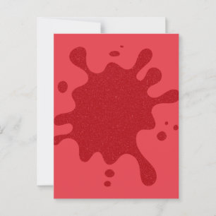 Tomaat-Rood Glanzend Postcard – Aanpasbaar Briefkaart