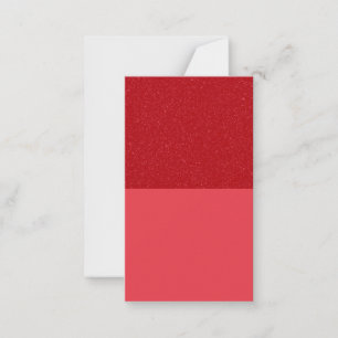 Tomaat Rood Glitter Bovenste Platte Notitiekaart – Notitiekaartje