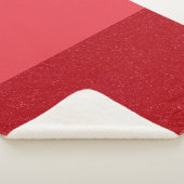 Tomaat Rood Half-Tone Sherpa Deken – Aanpasbaar (3/4)