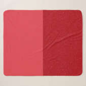 Tomaat Rood Half-Tone Sherpa Deken – Aanpasbaar (Voorkant (horizontaal))