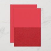 Tomaat Rood Invite – Matte & Textured Aangepast on Kaart (Voorkant / Achterkant)