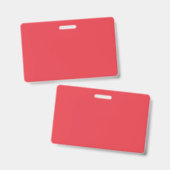 Tomaat Rood Naamlabel op Maat Badge (Voor- en achterkant)