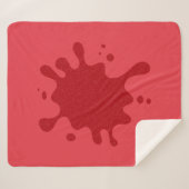 Tomaat Rood Noise Splash Deken – Aanpasbaar (Voorkant (horizontaal))