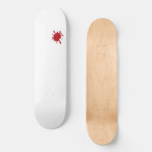 Tomaat Rood Spat Custom Skateboard (Voorkant)