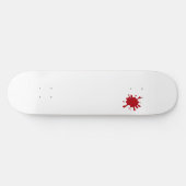 Tomaat Rood Spat Custom Skateboard (Horizontaal)