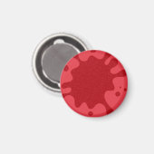 Tomaat Rood Spatlap Custom Magneet (Voorkant / Achterkant)