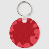 Tomaat Rood Spatwater Aangepaste Sleutelhanger (Voorkant)