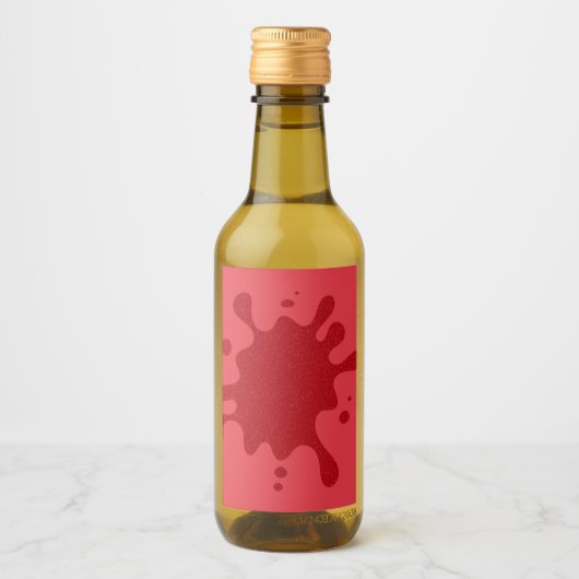 Tomaat Rood Spetter Aangepast Fles Etiket (Voorkant)