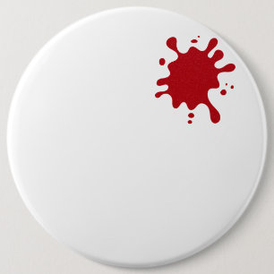 Tomaat Rood Spetter Aangepaste Knop Ronde Button 6,0 Cm