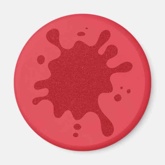 Tomaat Rood Splat Aangepaste magneet (Voorkant)