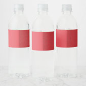 Tomaat Rood Split-Textuur Dranklabel (Op Maat) Waterfles Etiket (Flessen)