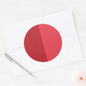 Tomaat Rood Split Textuur Sticker – Aanpasbaar (Envelop)