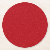 Tomaat Rood Statische Ruis Aangepaste Onderzetter (Voorkant)