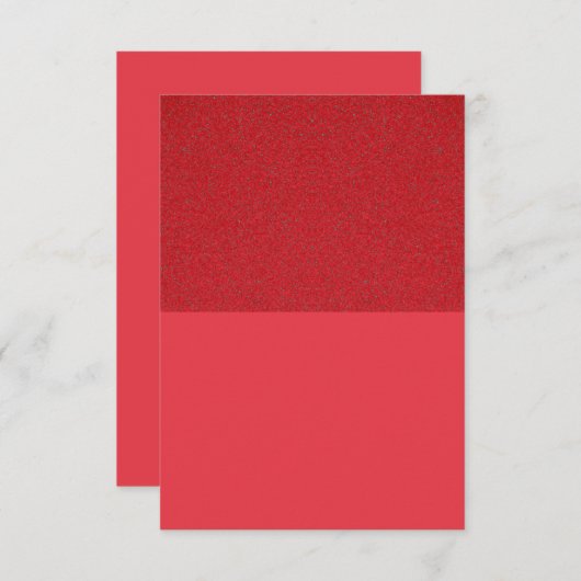 Tomaat rood uitnodigen – getextureerde top, matte  kaart (Voorkant / Achterkant)