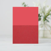 Tomaat Rood Uitnodiging – Mat & Textuur Aangepast (Staand voorkant)