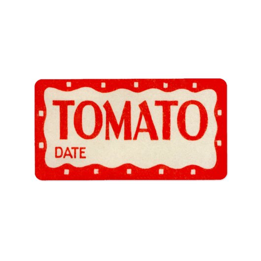  Tomaat Sticker Vegatable Garden Label (Voorkant)