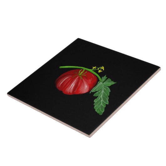 tomaat tegeltje (Zijkant)