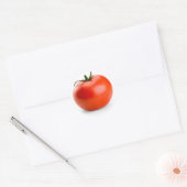 tomaat tuinfruit ronde sticker (Envelop)