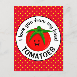 Tomaat Uit Mijn Hoofd Briefkaart