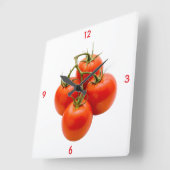 Tomaat wandklok (Hoek)