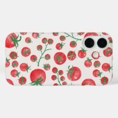 Tomaat Waterverf Mediterraan zomerpatroon Case-Mate iPhone Case (Achterkant (horizontaal))