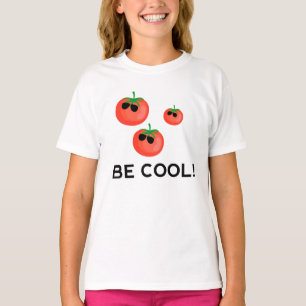 Tomaat - zonnebril, Wees cool, Rood, groenten,Toma T-shirt
