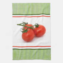 Tomaatjes aan de wijnstok Vers op de Groene Keuken Theedoek