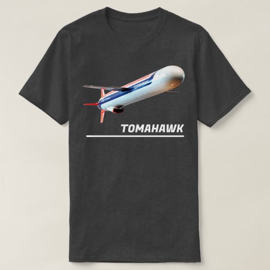 Tomahawk BGM109 Landaanvalsraket T-shirt (Design voorkant)