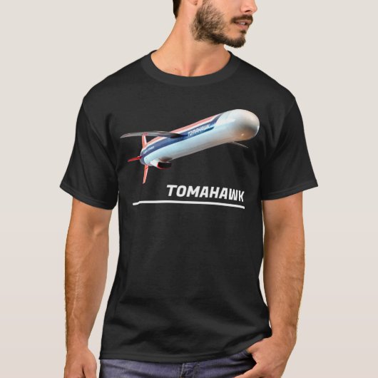 Tomahawk BGM 109 Land Attack Missile T-shirt (Voorkant)