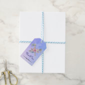 Tomahawk Feathers en Flowers Dank u Cadeaulabel (Met Touw)