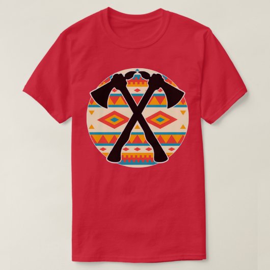 Tomahawk Pattern 2 T-shirt (Design voorkant)