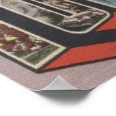 Tomahawk, Wisconsin - Grote letterscènes Poster (Hoek)