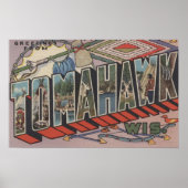 Tomahawk, Wisconsin - Grote letterscènes Poster (Voorkant)