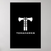 Tomahawks Logo Poster (Voorkant)