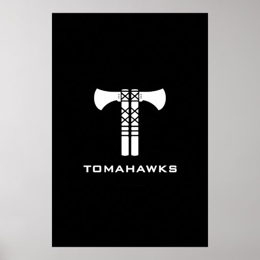Tomahawks Logo Poster (Voorkant)