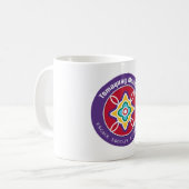 Tomaquag Museum Logo 11 oz Klassieke witte Mok (Voorkant links)