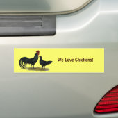 Tomaru Long Crower Kickens Bumpersticker (Op auto)