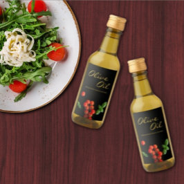 Tomat Basilicum Olijfolie Favor Infusie Etiket