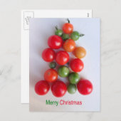 Tomat Kerstboom Kerstkaart 2016 Feestdagenkaart (Voorkant / Achterkant)